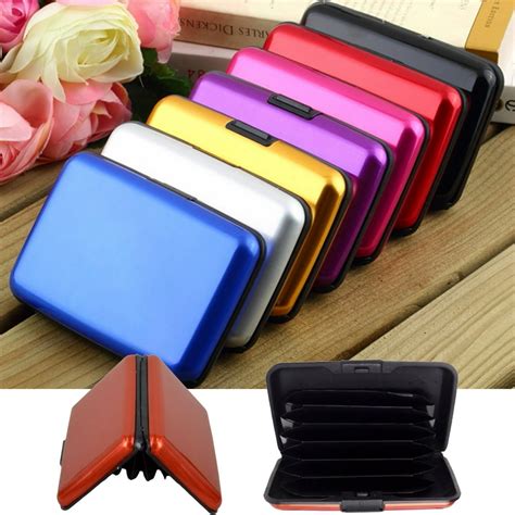 aluminum credit card holder rfid blocking|aluminium wallets with rfid protection.